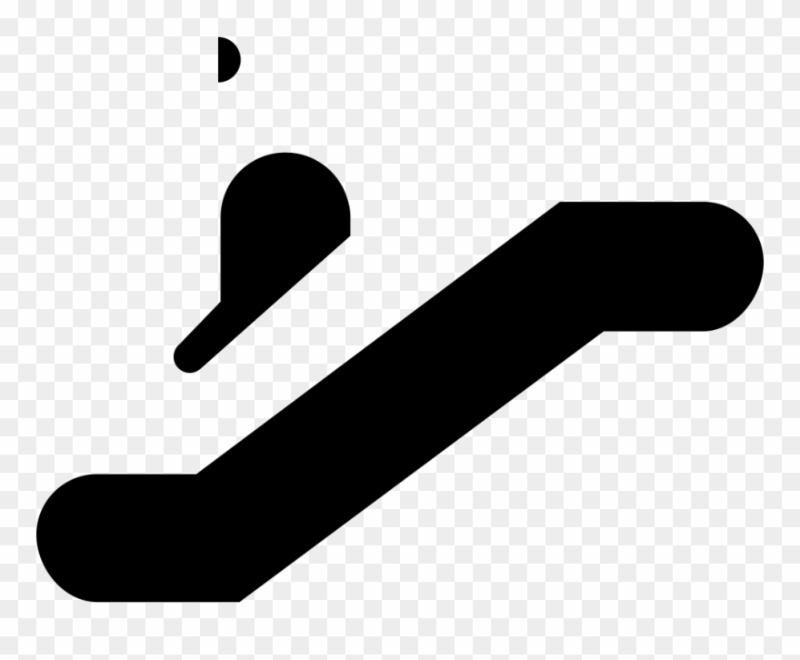 Si Glyph Elevator Down Comments Clipart