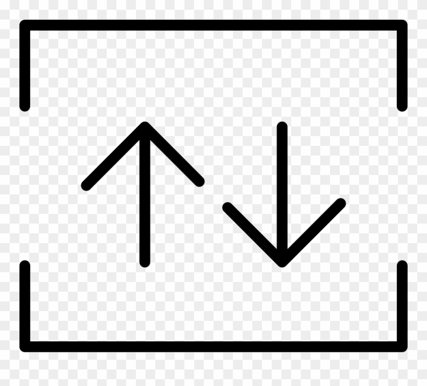 Museum Elevator Signal With Up And Down Arrows Comments Clipart
