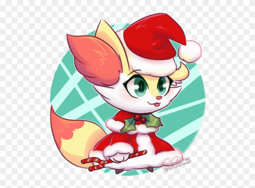 Padoru - Christmas Braixen Clipart