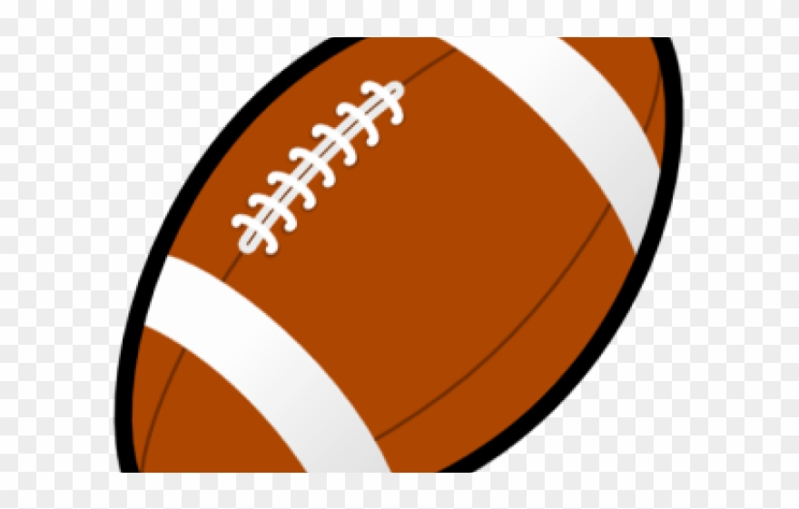 Rugby Ball Clipart Plain - Png Download