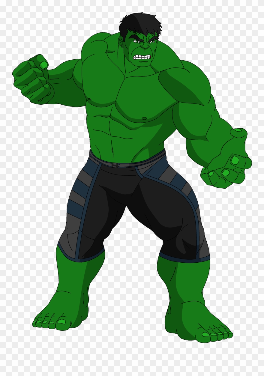 Clip Black And White Library Incredible Hulk By Steeven - Png Download