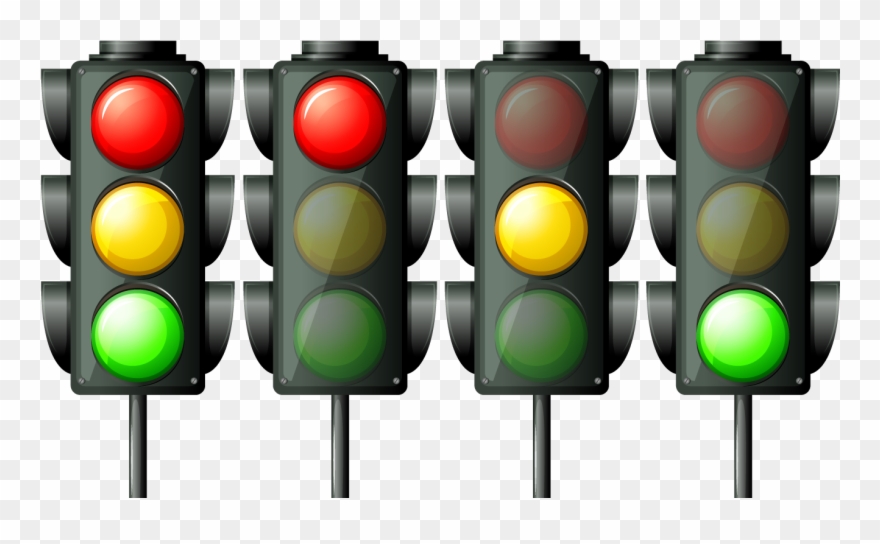Stoplight Clipart School Traffic - Png Download