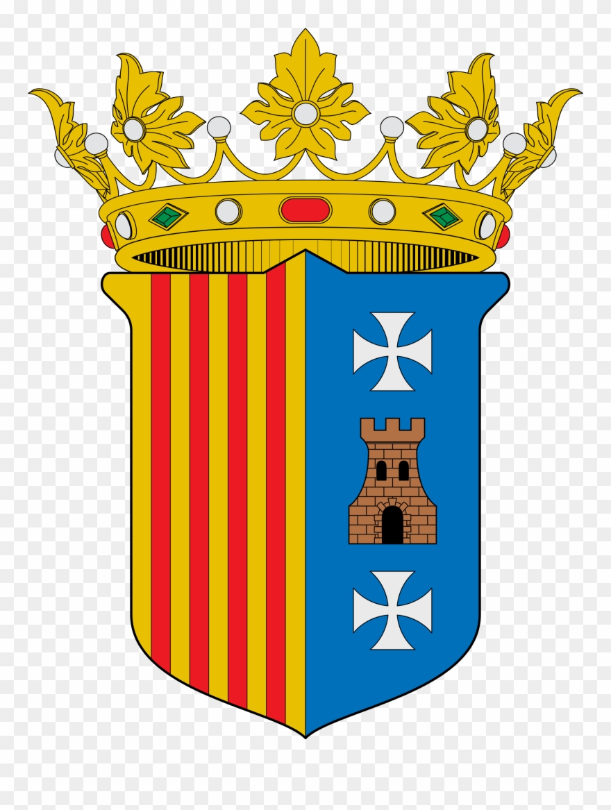 Clip Black And White Download File Escut De T Amb Corona - Png Download