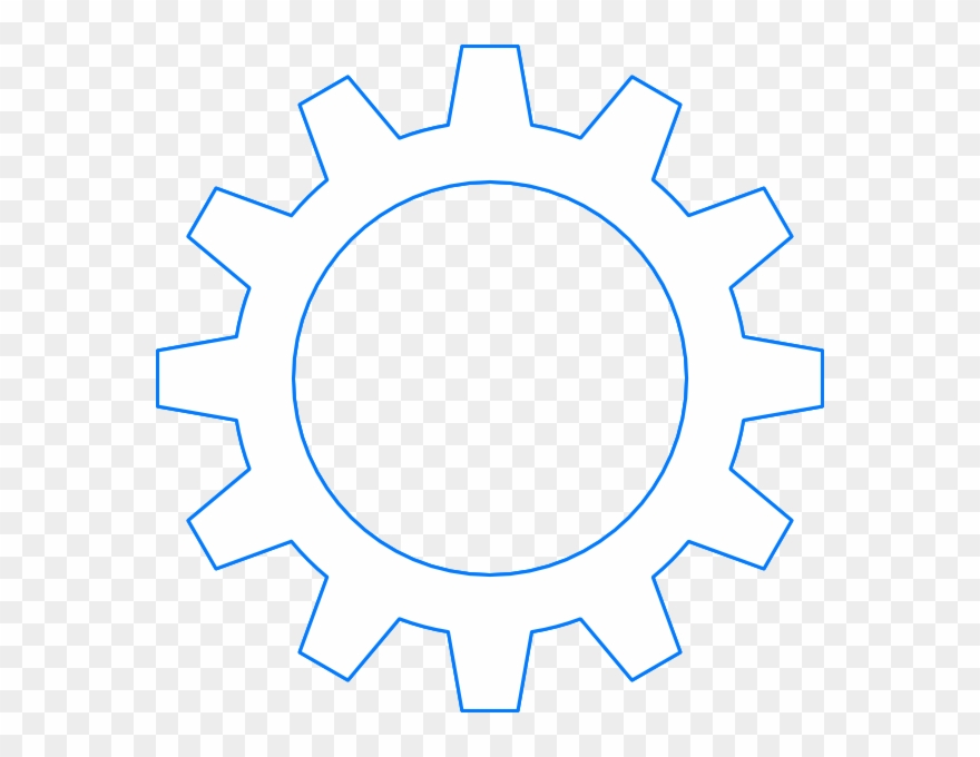 How To Set Use Blue Cogwheel Svg Vector Clipart