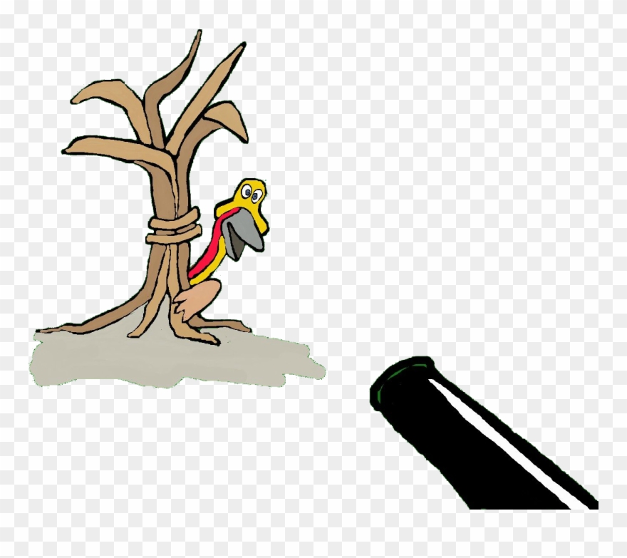 Turkey Hiding Clipart - Png Download