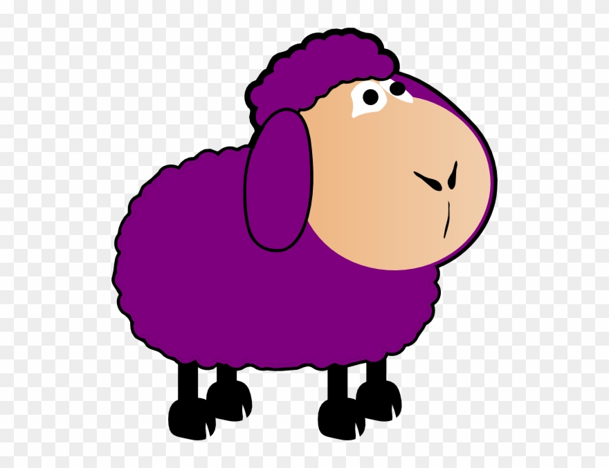 Clipart Of Sheep, Wider And Colored Sheep - Png Download