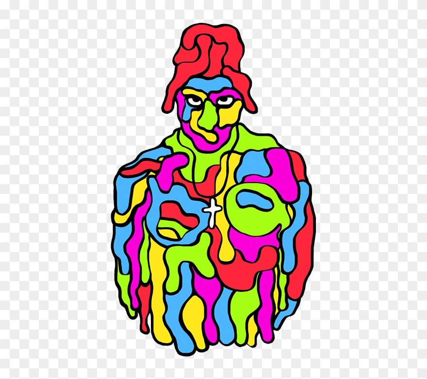 Slime Tupac Shakur Tee Clipart