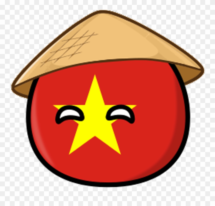 Vietnamball Countryballs Vietnam Vietnamese Communism Clipart