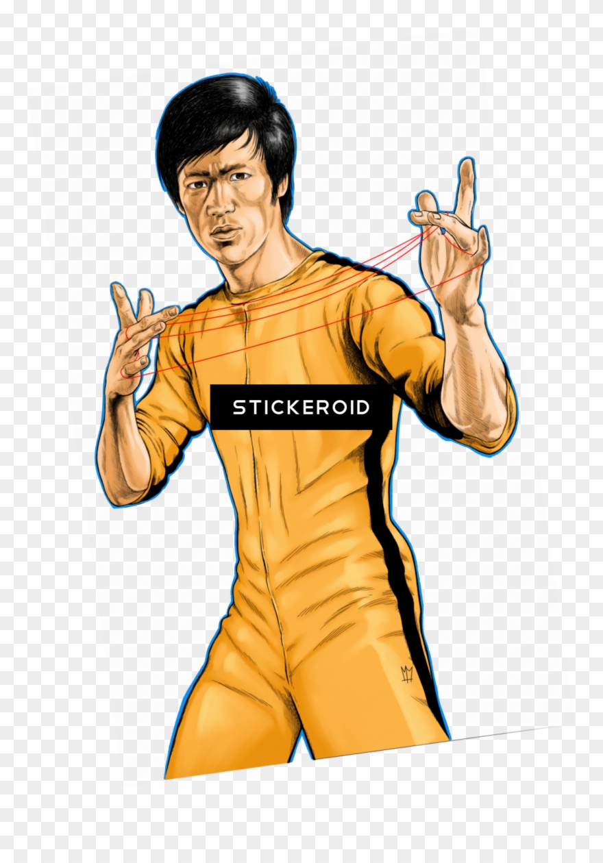 Bruce Lee Celebrities Clipart
