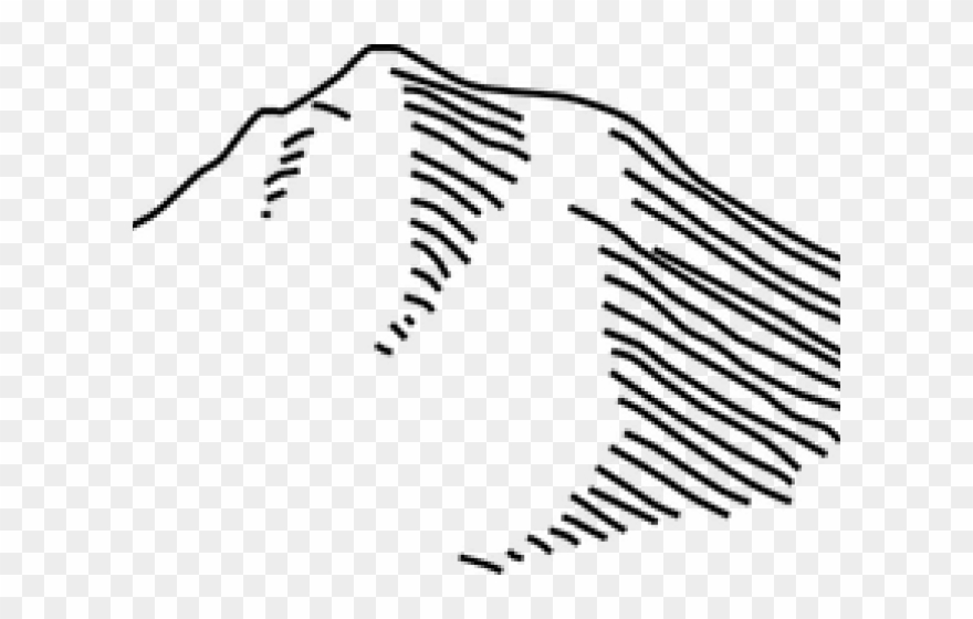Mountain Clipart Sketch - Png Download