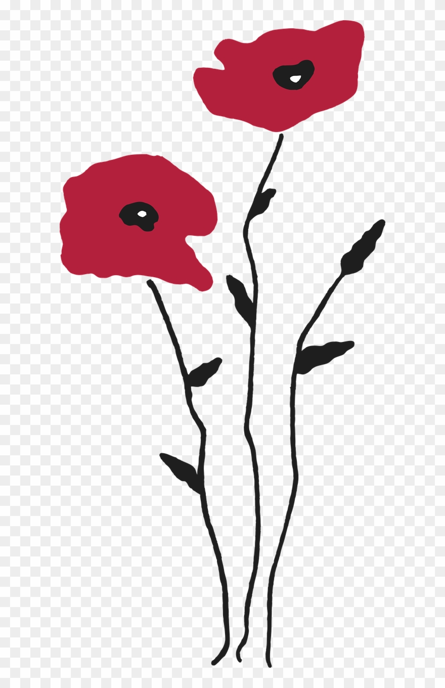 Poppy Fields Free Vector Graphics Clipart