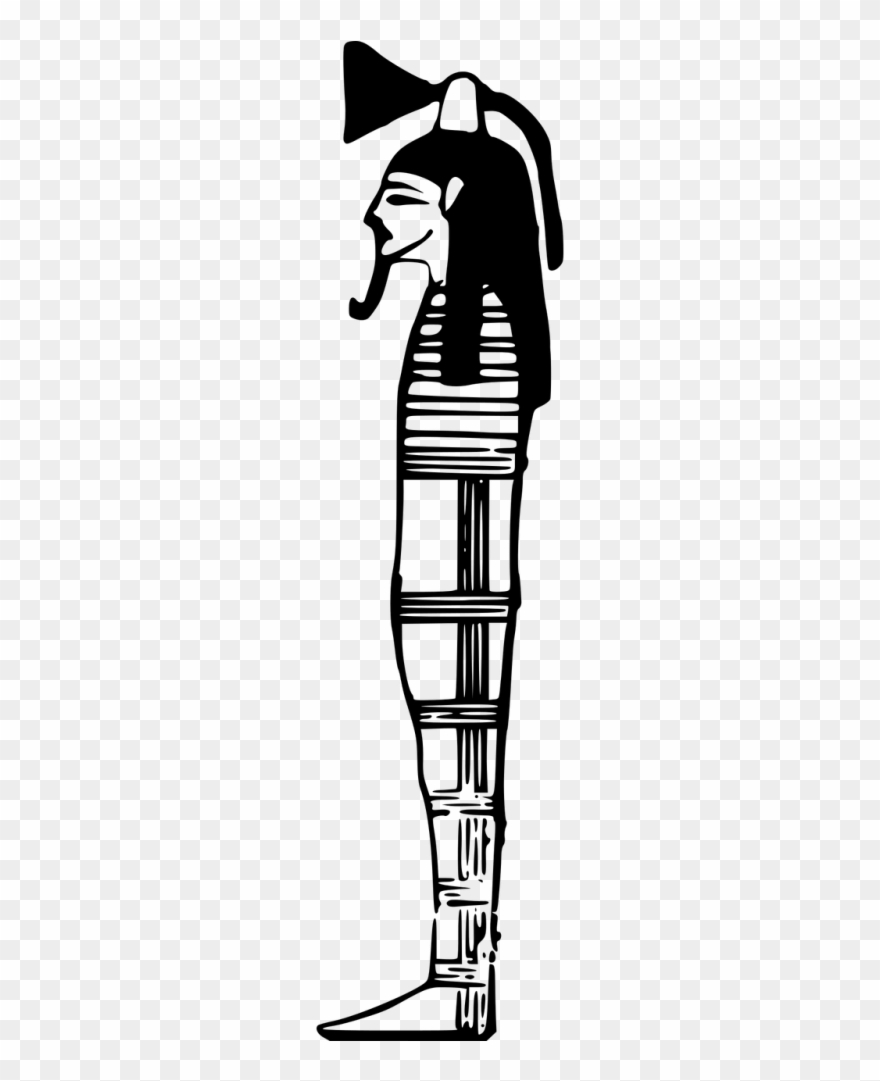 Ancient Egypt Clipart Black And White - Png Download