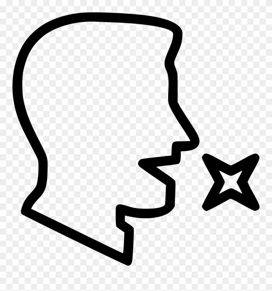 Man Avatar Breath Face Star Comments Clipart