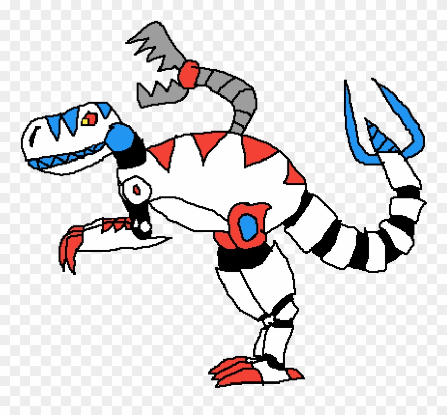 Robot T-rex Clipart