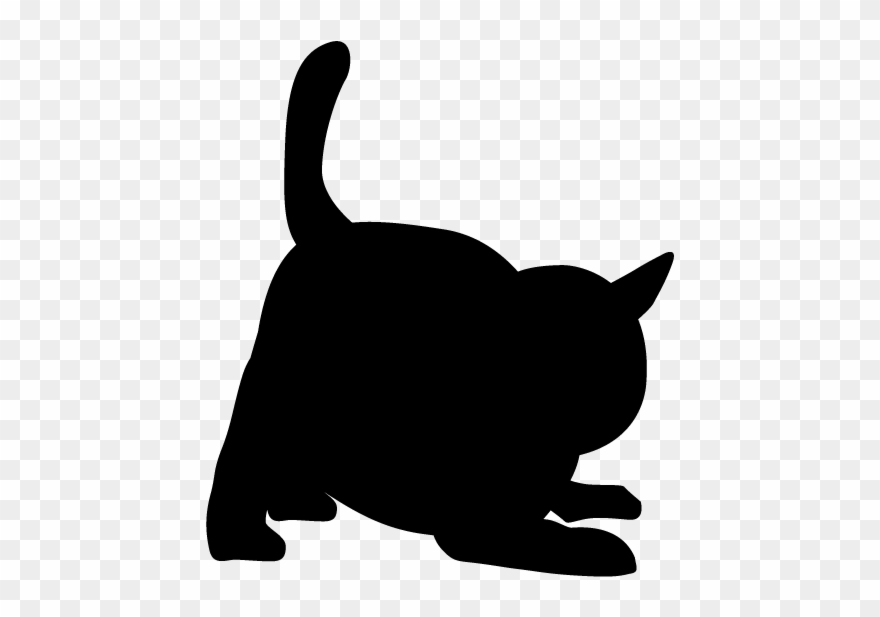Cat - Silhouette - Animals Illustration Clipart