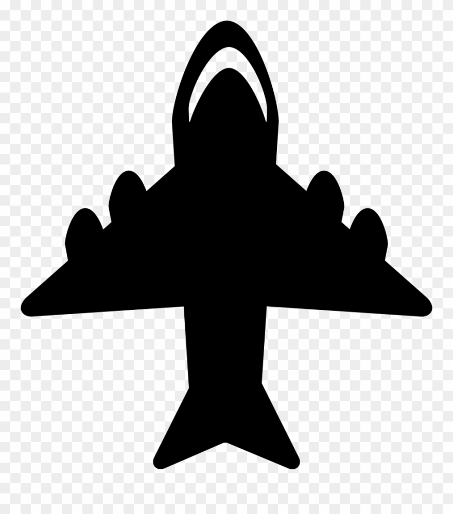 Jet With Four Engines Comments Clipart