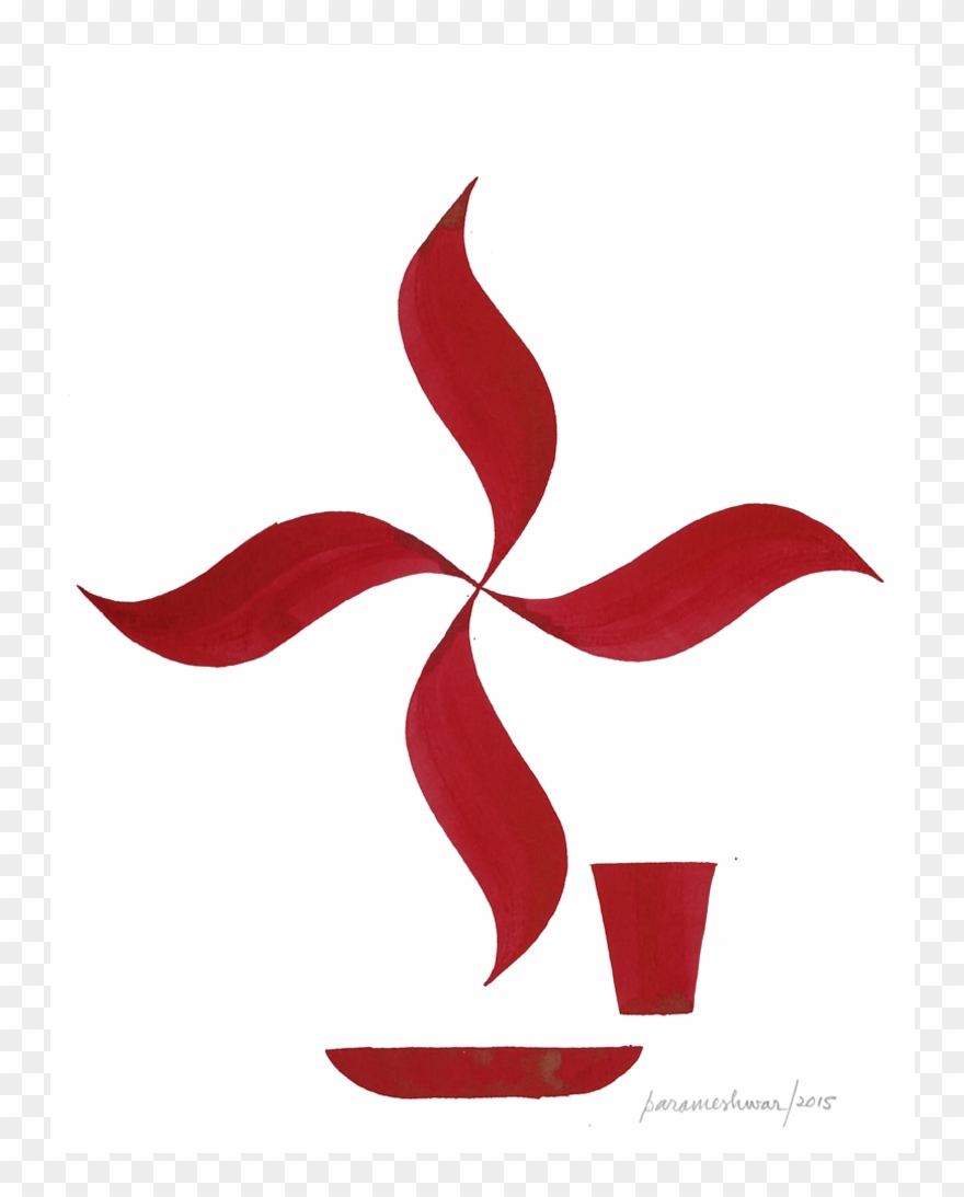 Cross With Bread & Wine Clipart