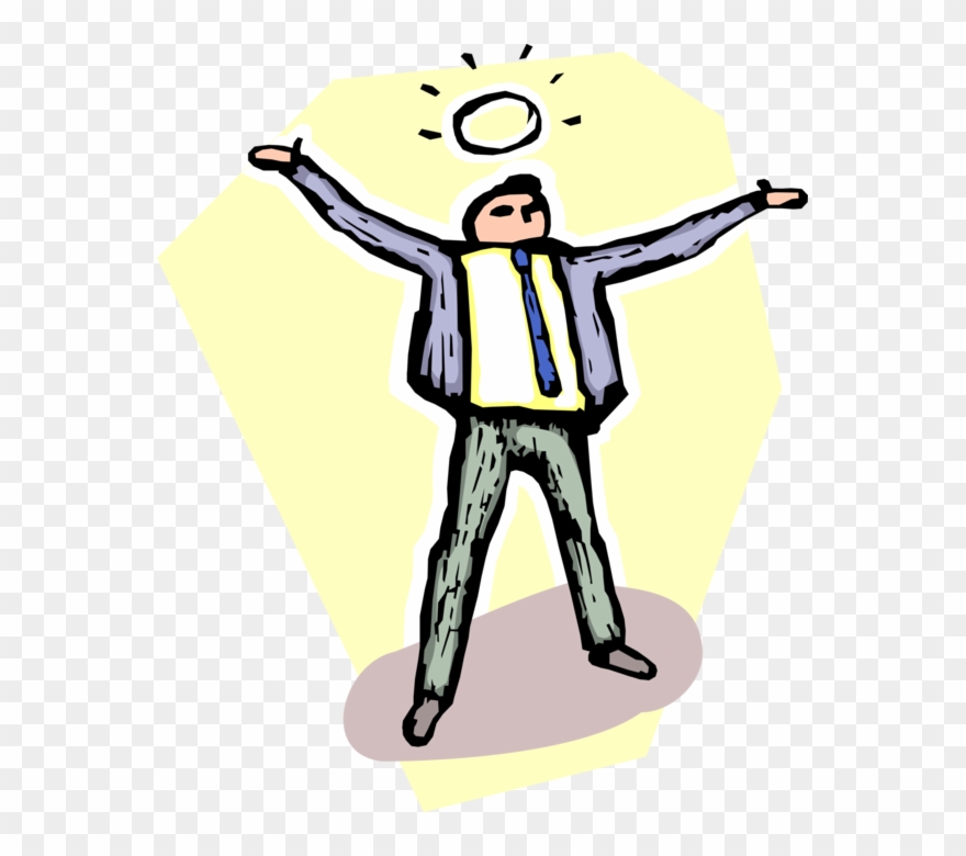 Entrepreneur Corporate Hero Saint Clipart