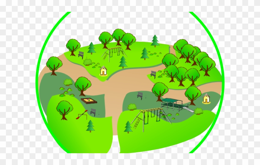 19 Slide Clipart Cartoon Park Huge Freebie Download - Png Download