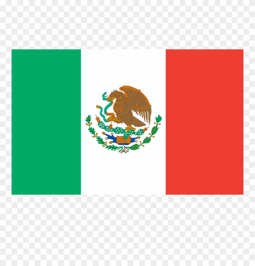 High Tech Images Of A Mexican Flag Clip Art Free Clipart - Png Download