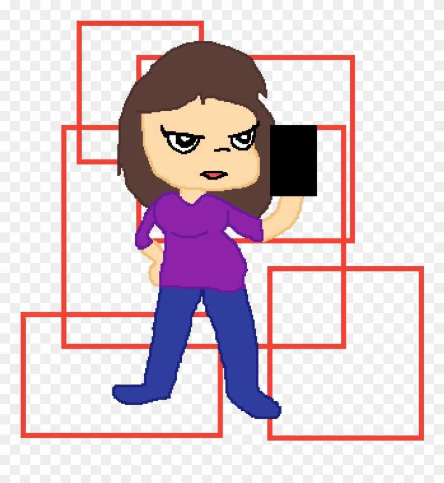 She's Angry - Clipart