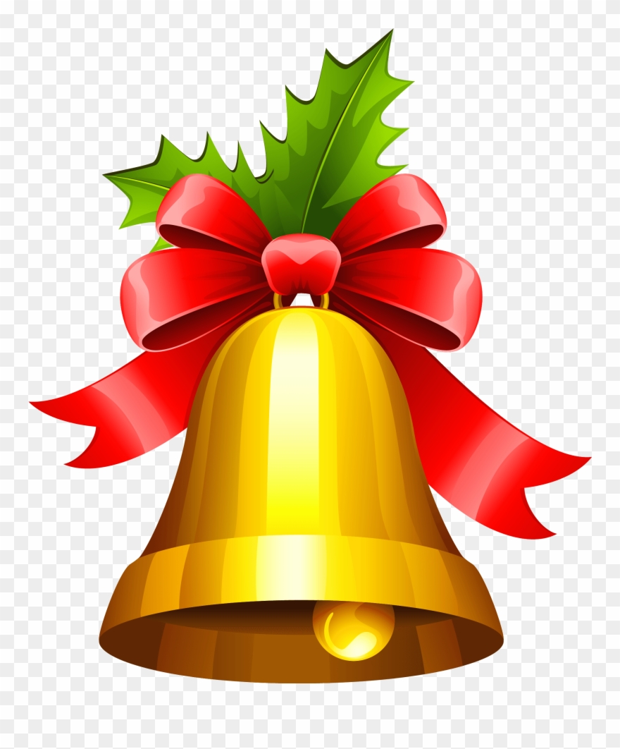 Christmas Jingle Bells Clipart Without Background - Png Download