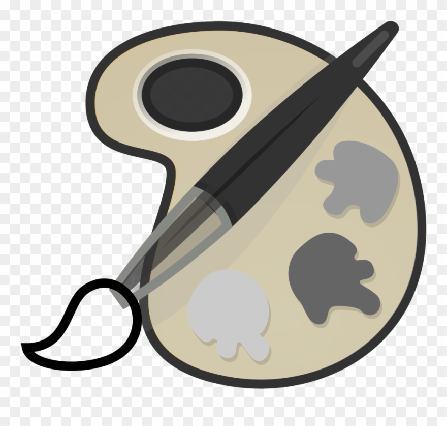 Gnome Applications Graphicsbw Clipart