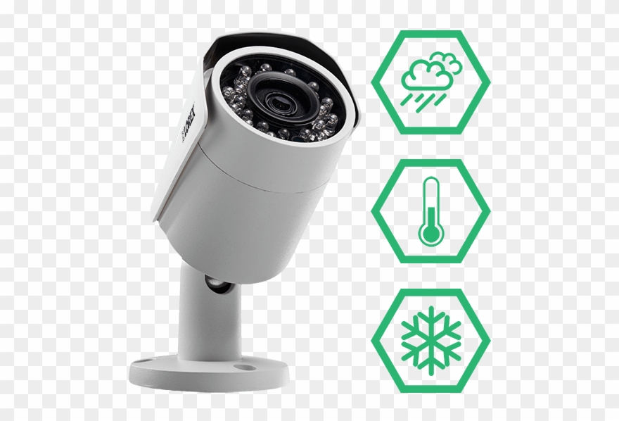 Hd Security Cameras Engineered To Survive The Elements Clipart