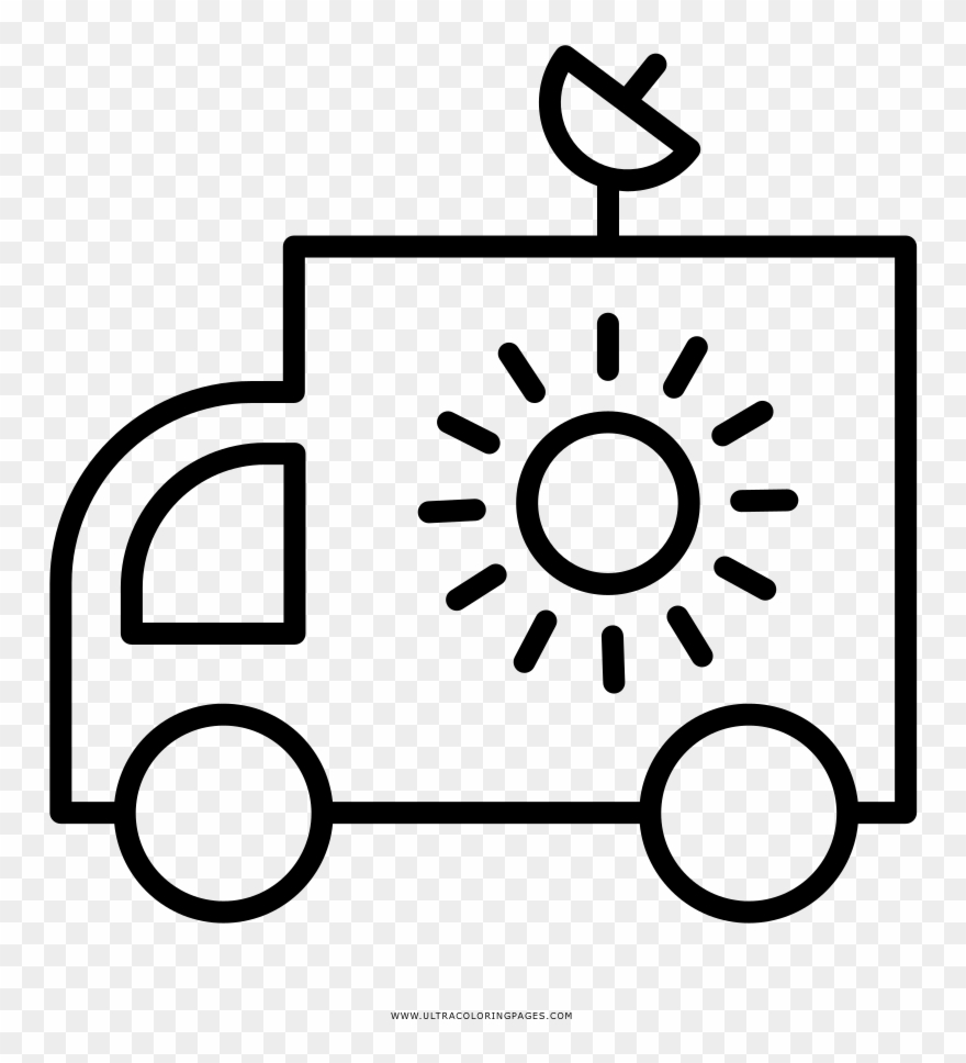 Meteorology Coloring Page Clipart