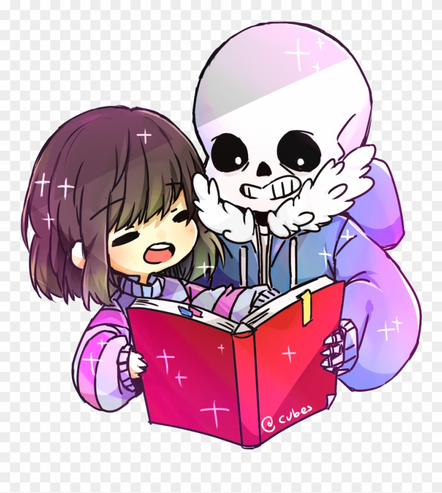 “ Bedtime Story With Sans ” Clipart