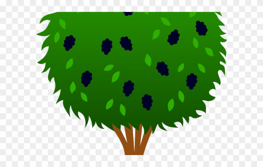 Shrub Bushes Clipart Food Plant - Png Download