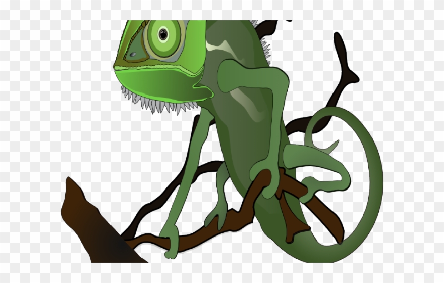 Chameleon Clipart Animated - Png Download
