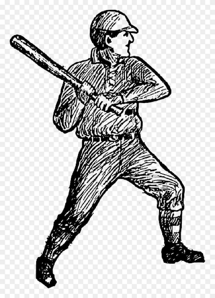Baseball Art Public Domain , Png Download Clipart
