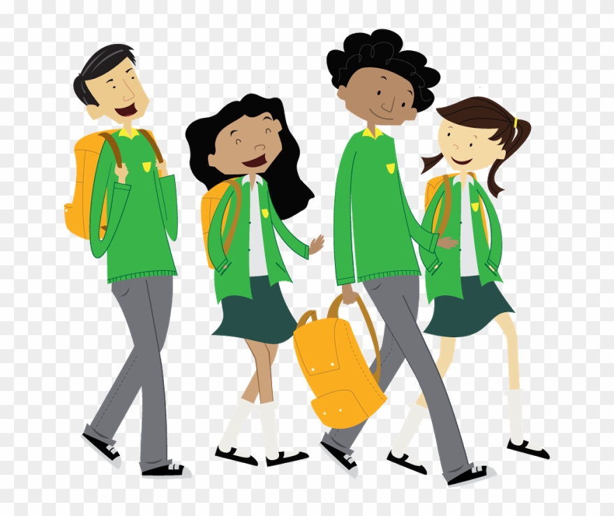 We Have To Walk To School Because We Want To Make Our Clipart