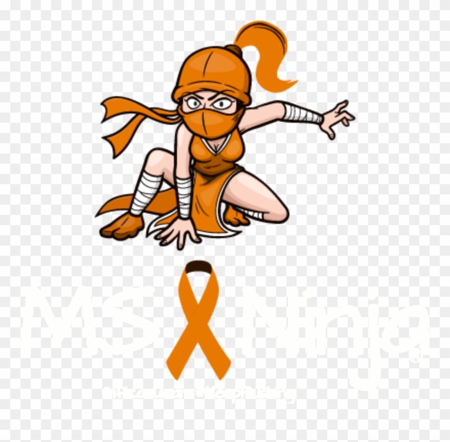 Ms Ninja Shirt White Font Fixed Clipart