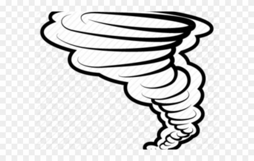 Tornado Clipart Border - Png Download
