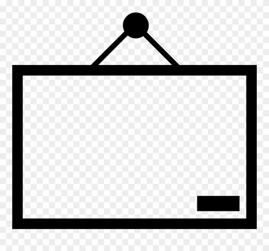 Hanging Whiteboard Comments Clipart