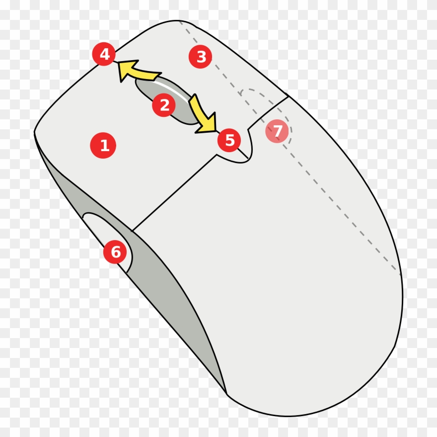 Image For Mouse Buttons Computer Clip Art Png Download (2843339) PinClipart