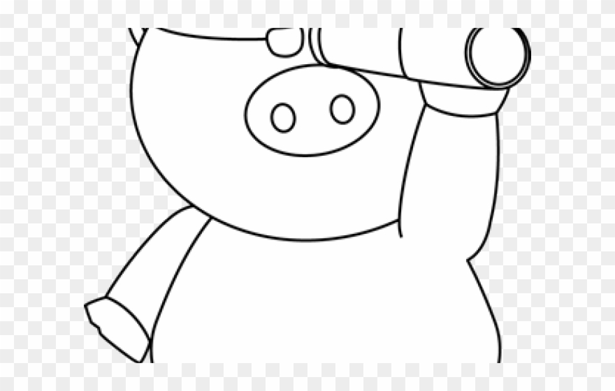 Pirate Clipart Pig - Png Download