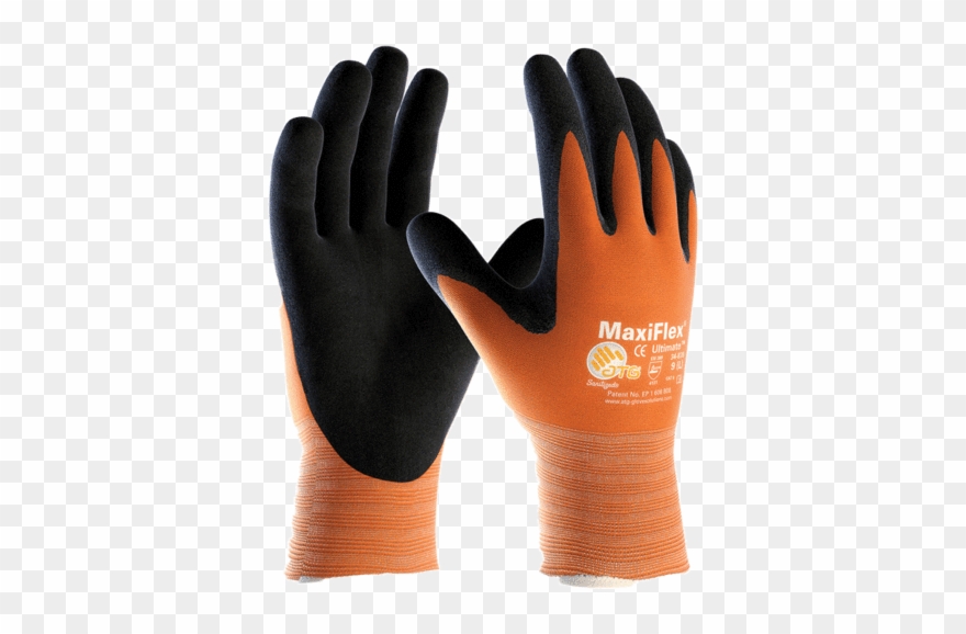 Maxiflex 34-8014 Hi Vis Orange Clipart