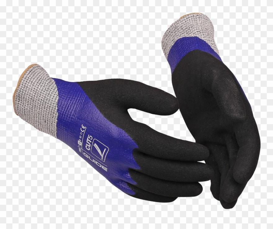 Cut Protection Glove Guide Clipart