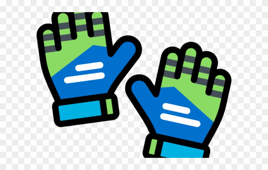 Glove Clipart Goalie Glove - Png Download