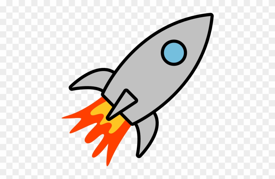 Look At This Rocket, It's Going Places Fast Clipart