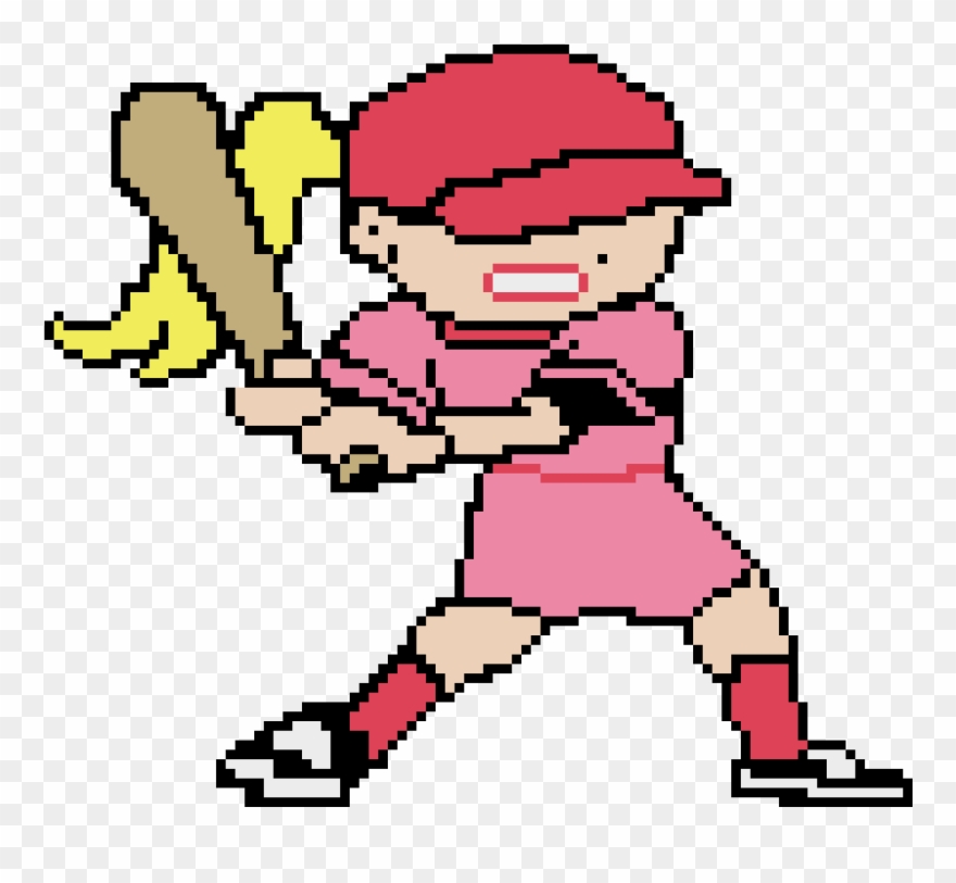 Batter Girl Clipart