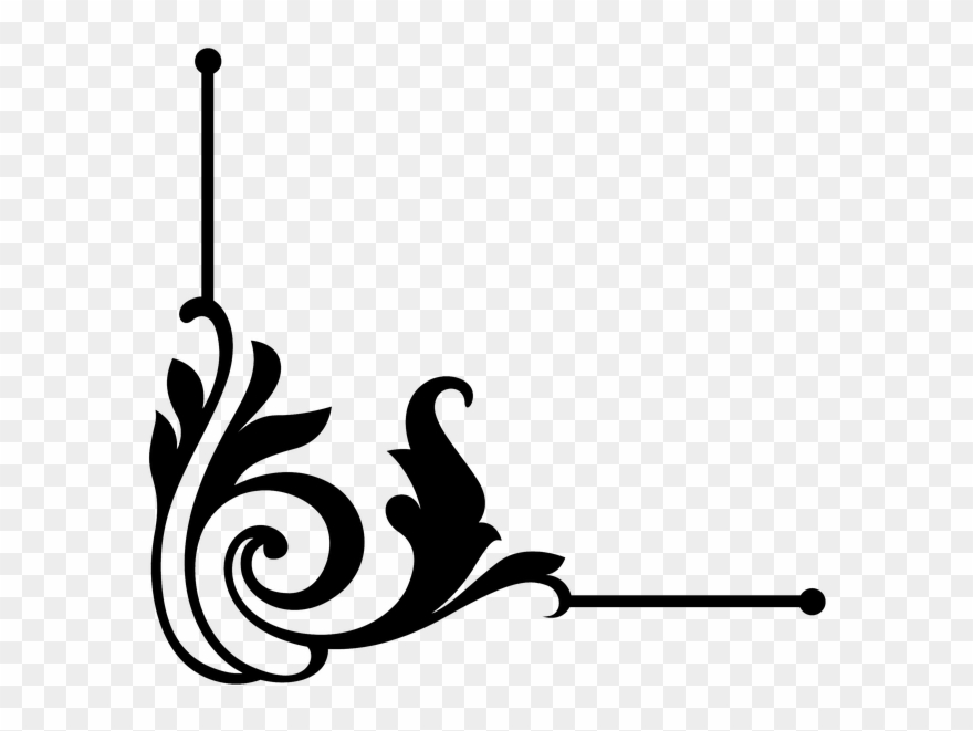 Corner, Frame, Leaves, Floral Clipart