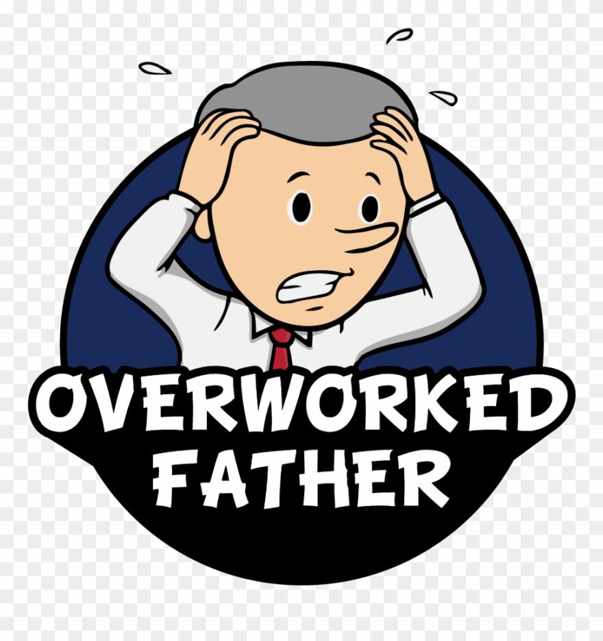 Overworked Father Clipart