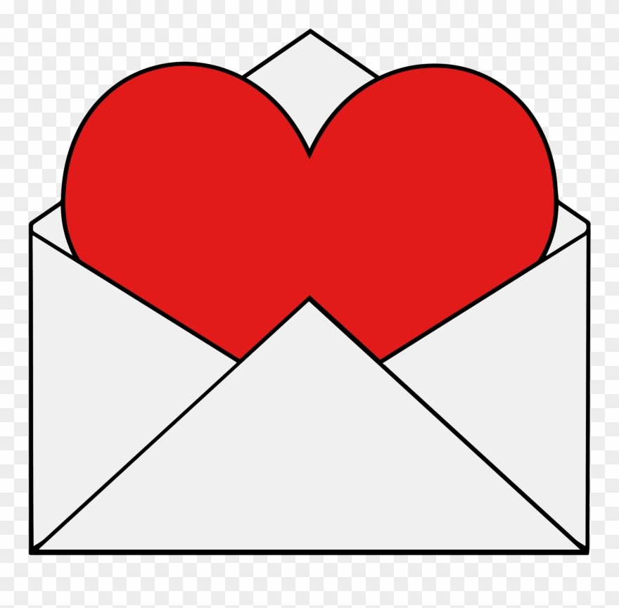 Heart With Circle Borderdownload Now Heart With Envelope Clipart