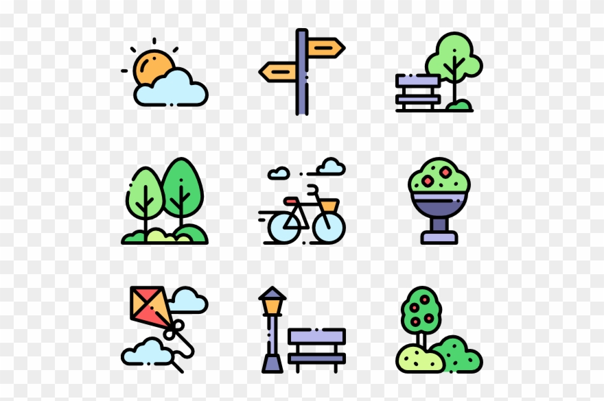 City Park Clipart