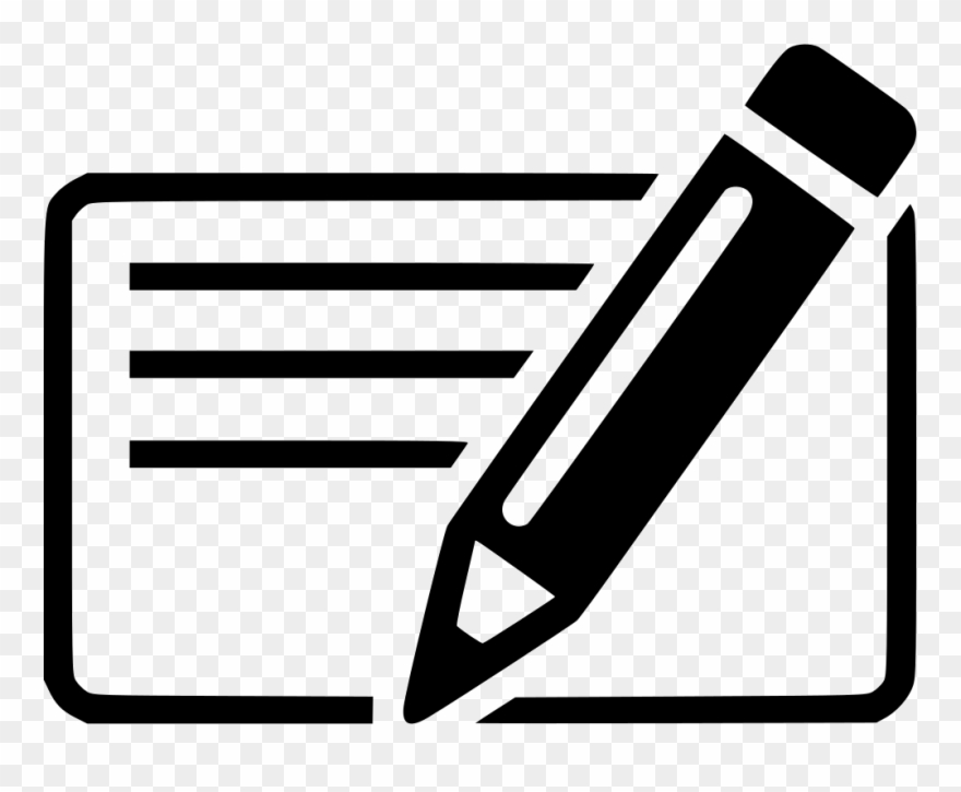 Memory Card Pencil Comments Clipart