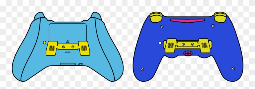 Custom Controller With Paddles Clipart